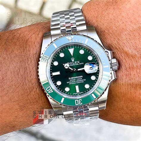 rolex hulk jubilee|Rolex Hulk submariner green.